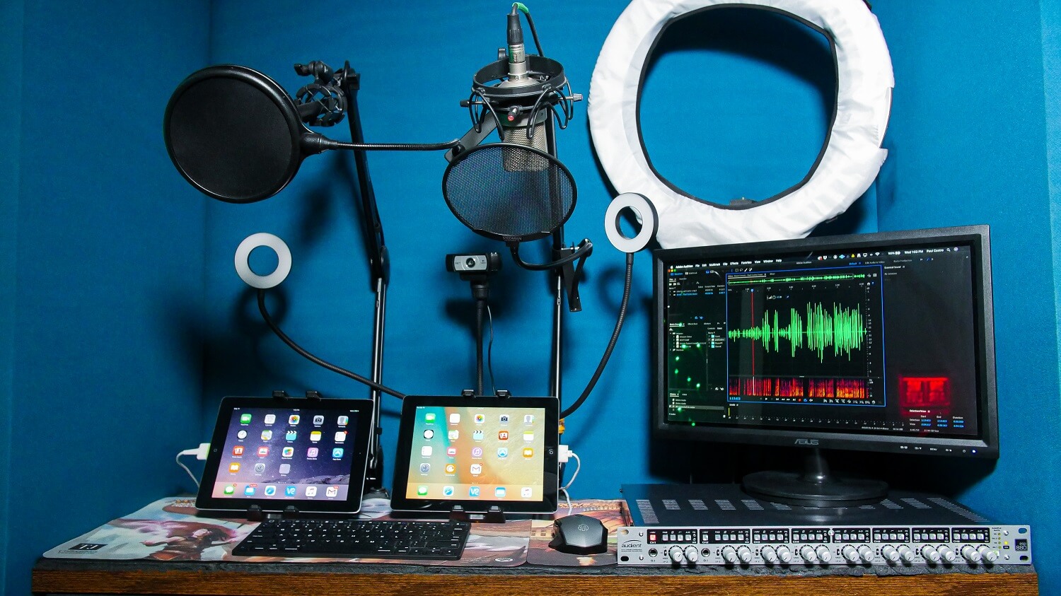 Voice Actor's home studio setup