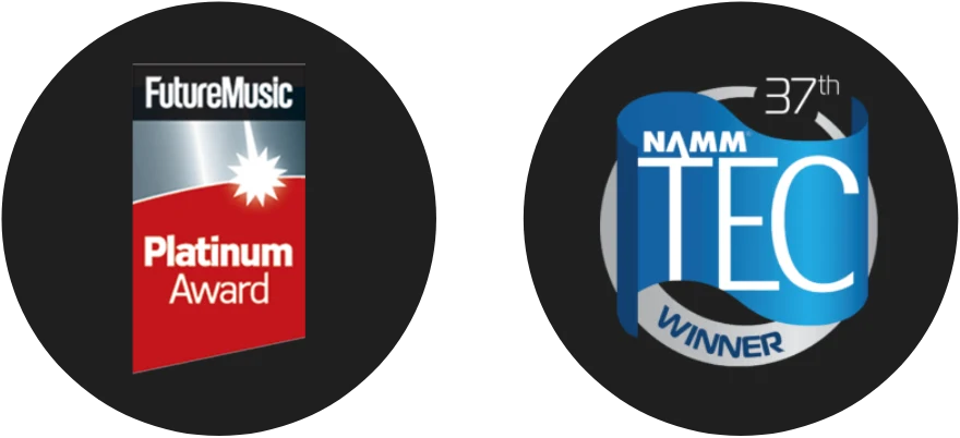iD4 Awards which features the FutureMusic Platinum Award, and the 37th NAMM Tec Winner