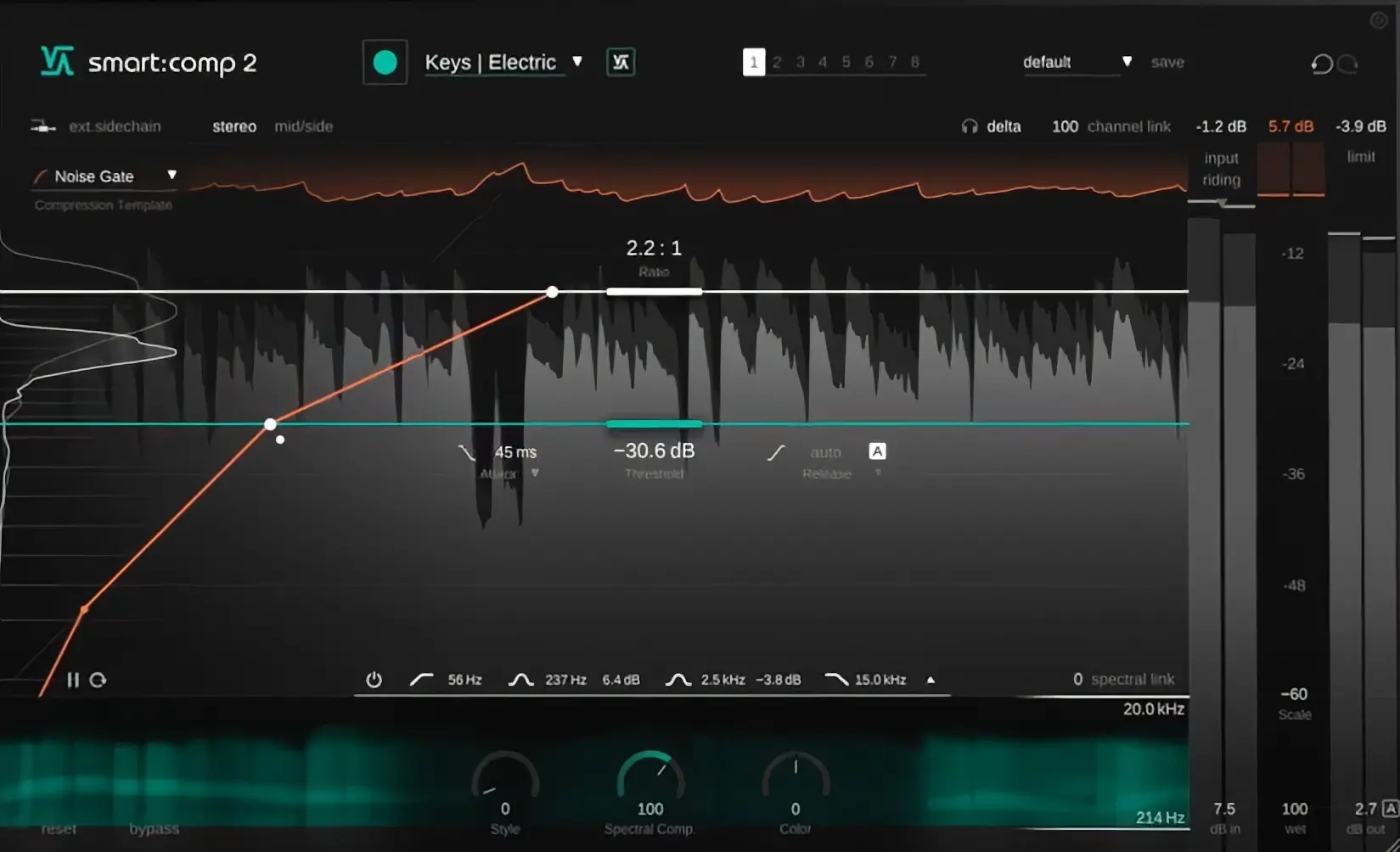Sonible Smart:comp 2 UI